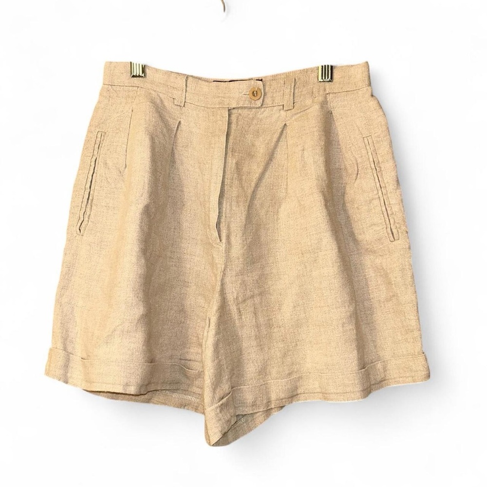 Irene Van ryb High Waist Tan Women's Shorts